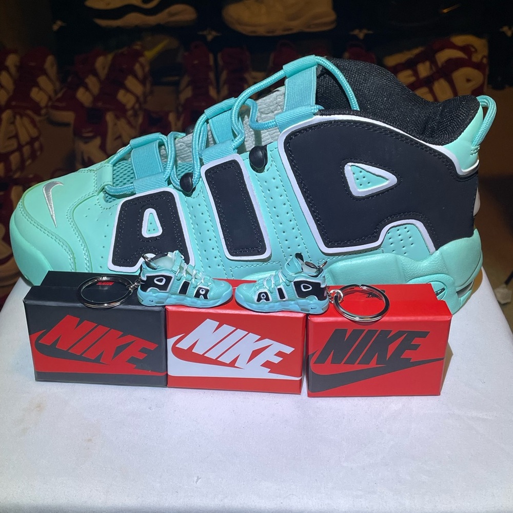 Nike Air More Uptempo Mini Shoe Keychains And Mini Nike Shoe Box MORE COLORS